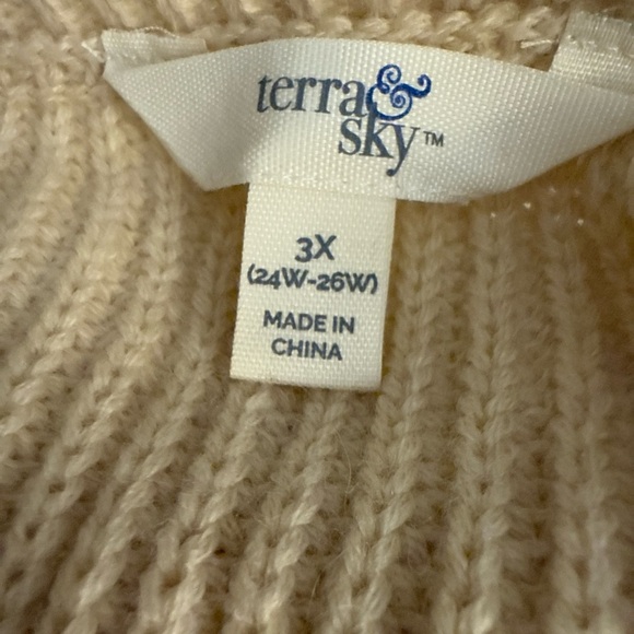 Terra & Sky Women’s Size 3X Sherpa Vest NWT - Picture 7 of 9